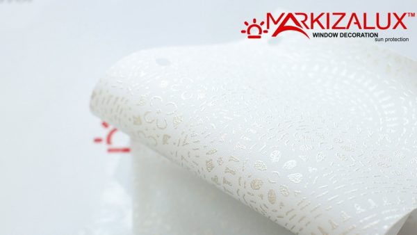 Рулонні штори Багдад металік білий Рулонні штори Багдад металік білий