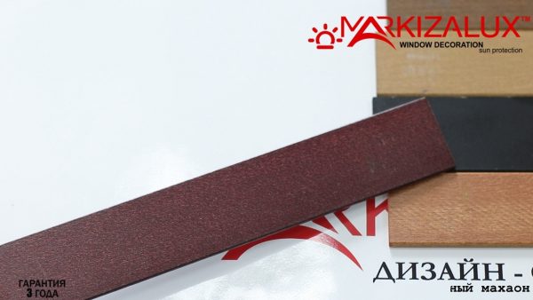 Дерев'яні жалюзі Basswood style 25 темний махаон Дерев'яні жалюзі Basswood style 25 темний махаон