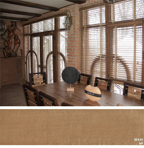 Дерев'яні жалюзі Basswood style 25 дуб Дерев'яні жалюзі Basswood style 25 дуб