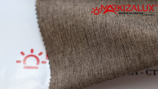 Римська штора з тканини Рогожка Трюфель - тканина Римська штора з тканини Рогожка Трюфель - тканина