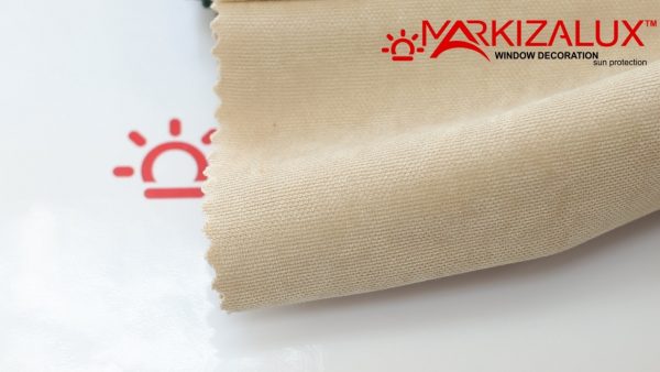 Римська штора з тканини Велюр Слонова кістка - тканина Римська штора з тканини Велюр Слонова кістка - тканина