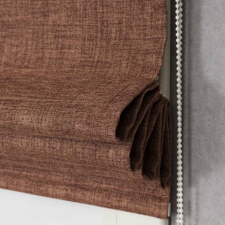 Римская штора из ткани Рогожка Сахара - ткань Римская штора из ткани Рогожка Сахара - ткань