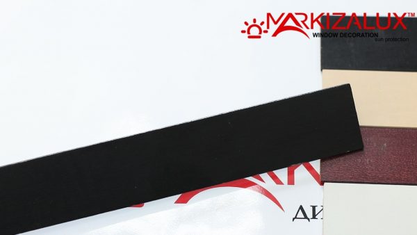 Дерев'яні жалюзі Basswood style 25 чорний