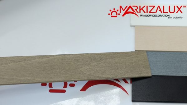 Дерев'яні жалюзі Basswood style 25 травертин