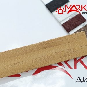 Дерев'яні жалюзі Premium bamboo 25 бурштин