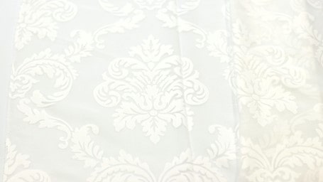 Тюль с рисунком розета